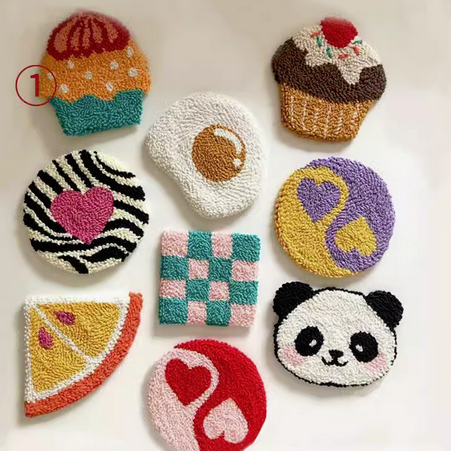 Russian Punch Embroidery: Coaster • Make-Your-Own DIY Hands-on Kit / Experience