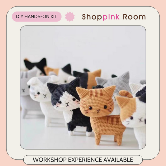 Cat Crochet Workshop • Make-Your-Own DIY Hands-on Kit / Experience