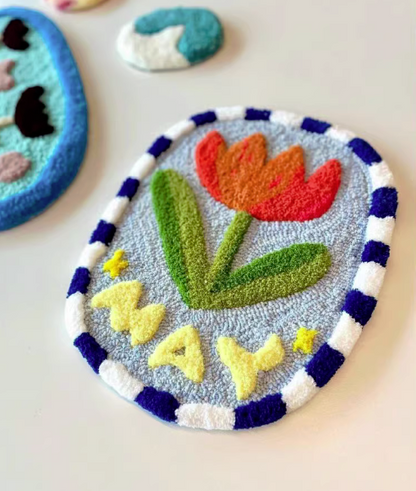 Russian Punch Embroidery: Coaster • Make-Your-Own DIY Hands-on Kit / Experience