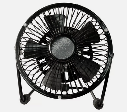 Super Mini Fan Nail Table Black 110V