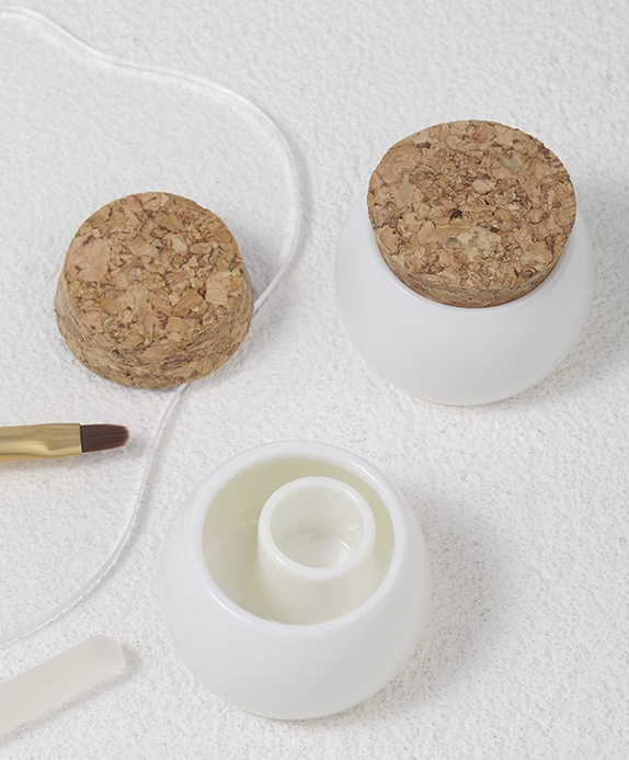 Dual Dappen Dish 2-in-1 Brush Washing Cup